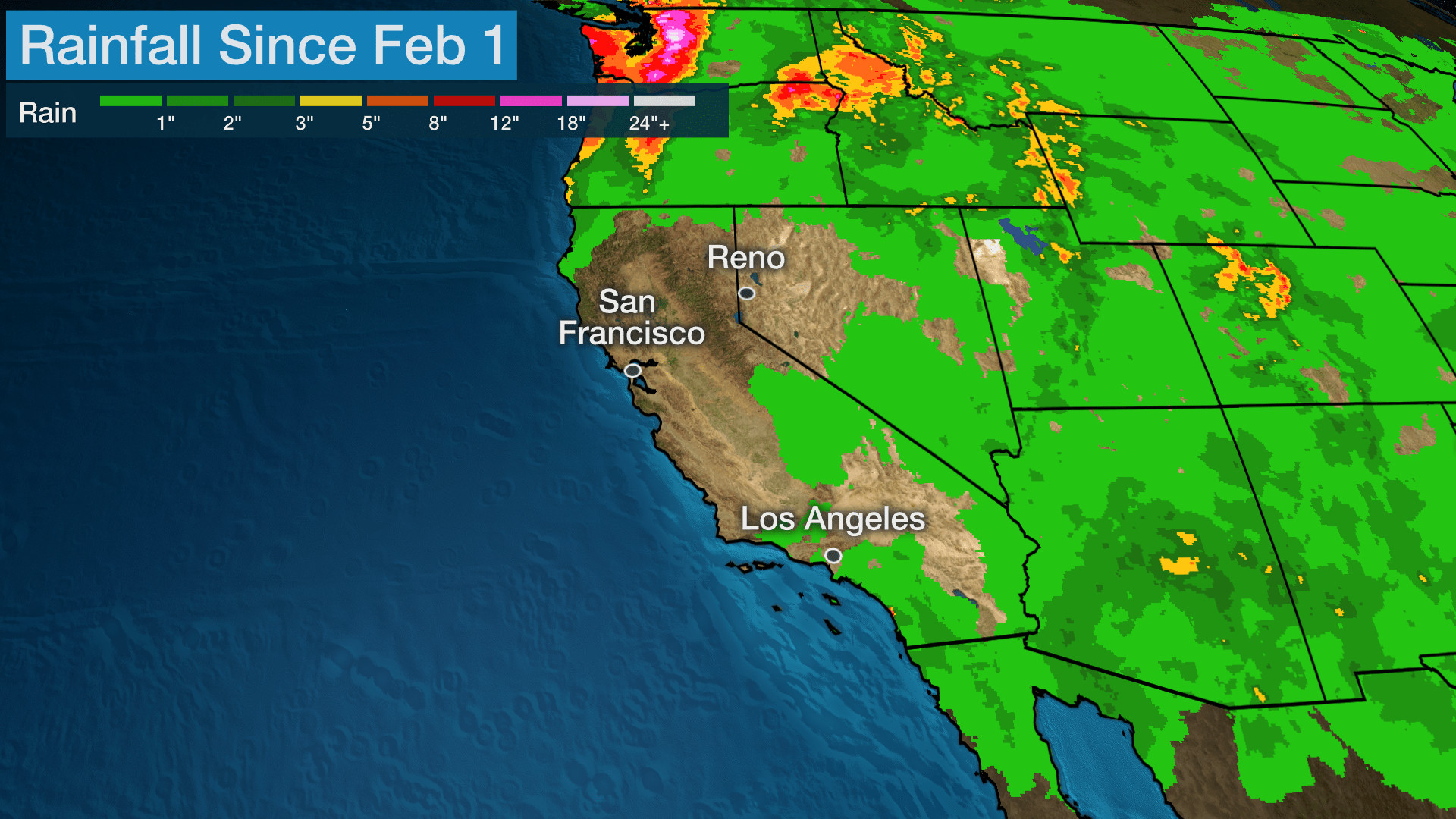 Northern California’s Driest February Since the Civil War an Increasing